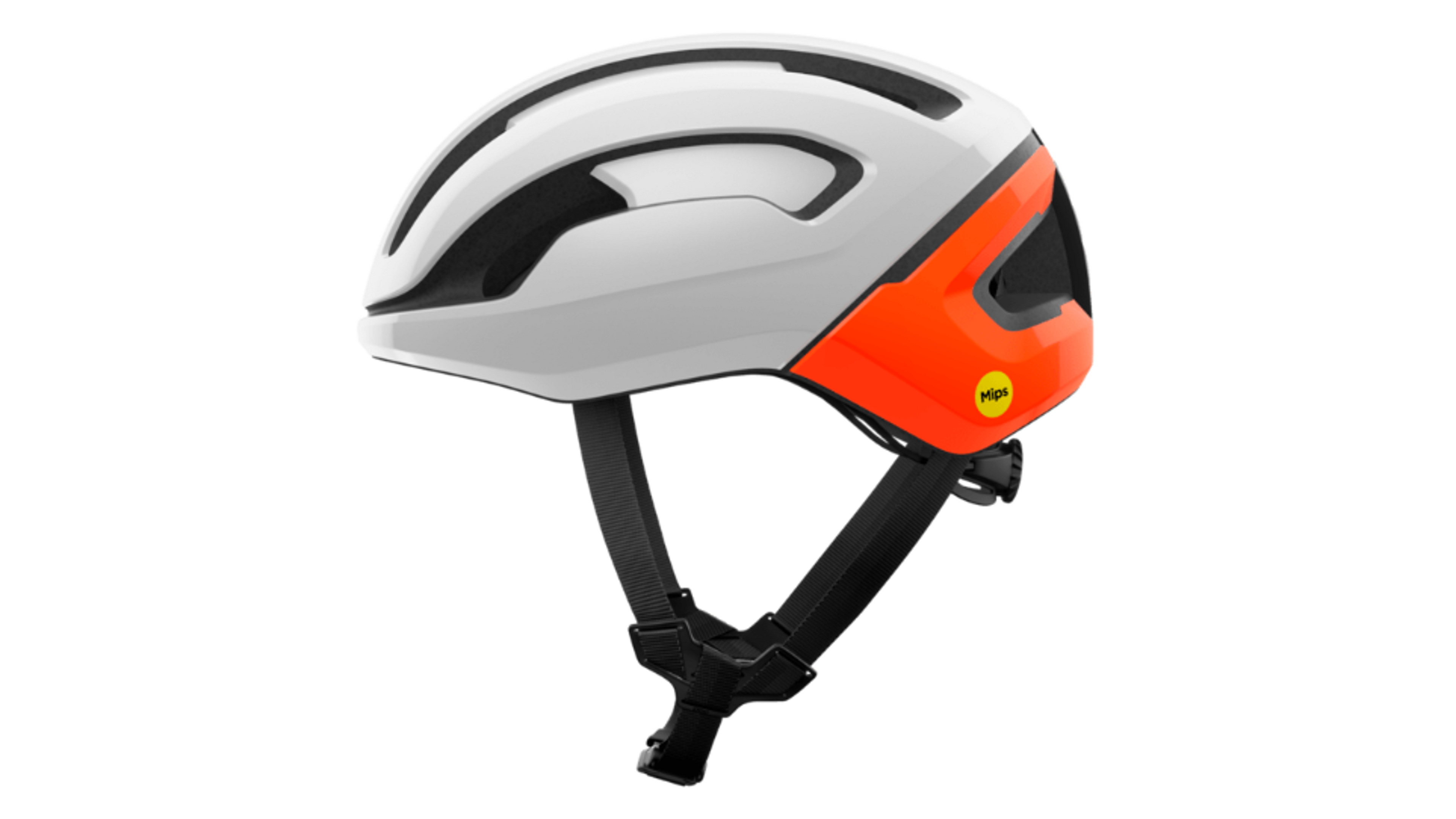 POC Omne Air Mips - Hydrogen White/Fluorescent Orange