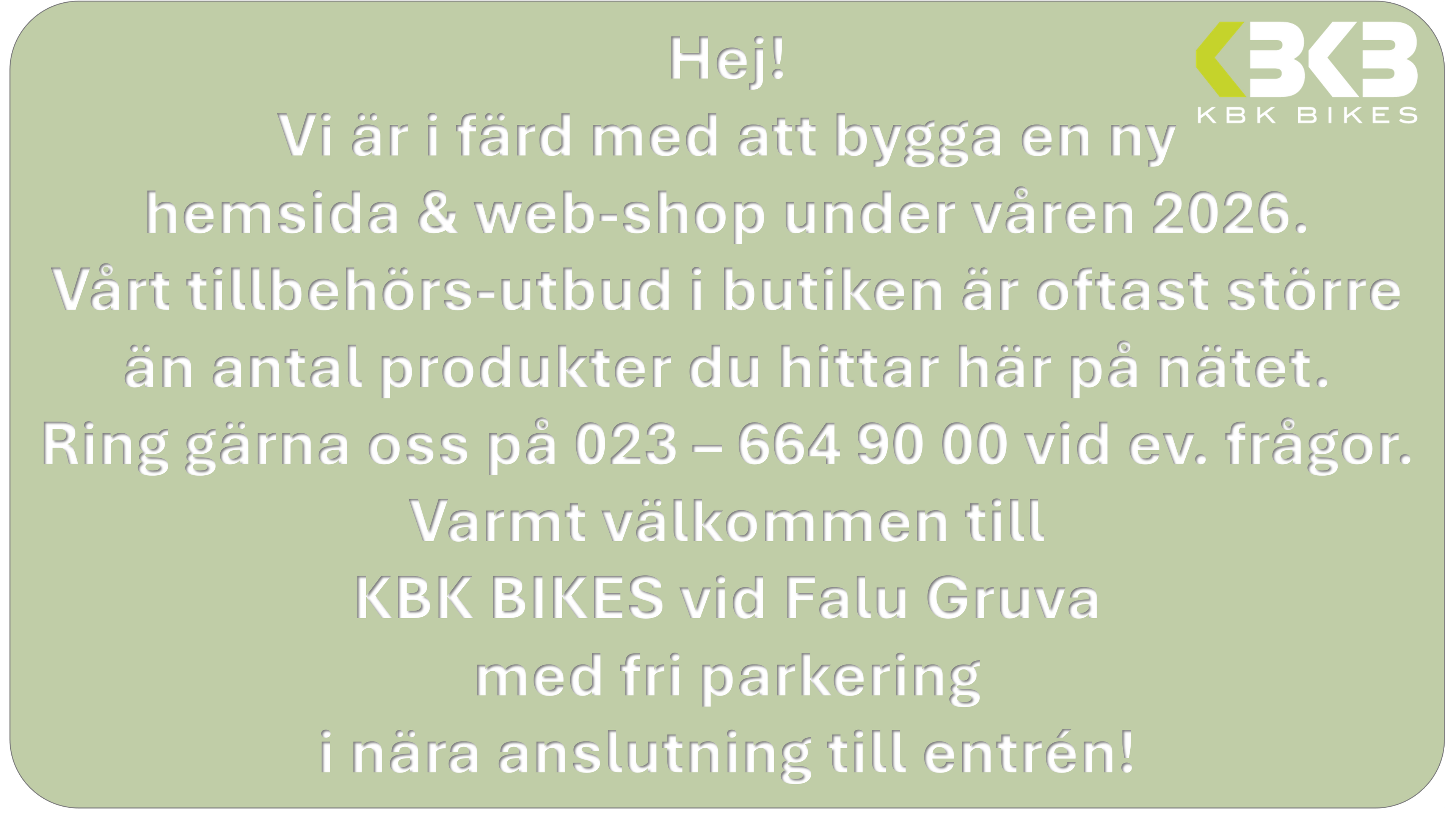 Utbud på KBK BIKES